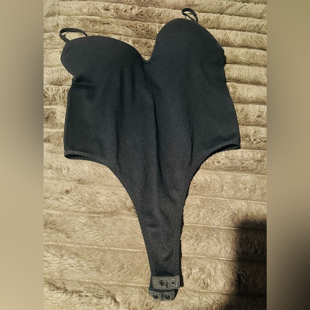 Black Bodysuit w/built in bra